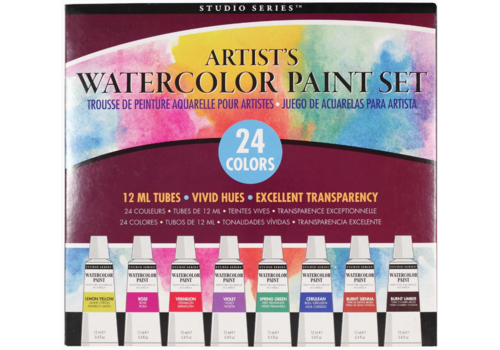  Peter Pauper Press Studio Series Artist's Watercolor Paint Set 