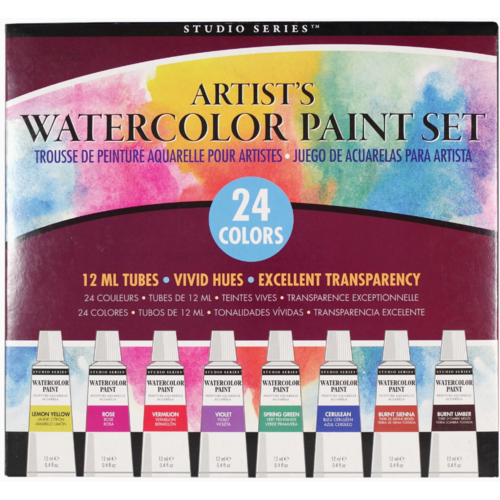  Peter Pauper Press Studio Series Artist's Watercolor Paint Set 