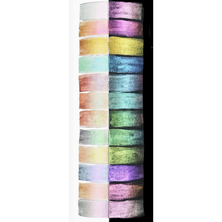 Chameleon Iridescent Watercolor Paint Set (12 Colors)