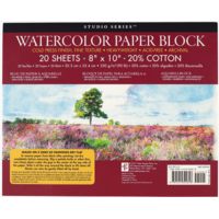 Studio Series Watercolor Paper Block 8x10