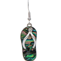 Abalone Shell Flipflop Earrings