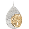 Rain Jewelry Collection Beach Life Sand Dollar Teardrop Earrings