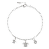 Rain Jewelry Collection Turtle Charms Chain Anklet