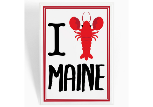  Lantern Press I Lobster Maine Magnet 