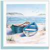 Quilling Cards Boats on the Shore Quill Card