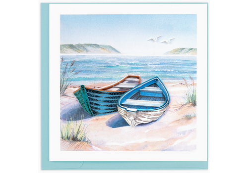  Quilling Cards Boats on the Shore Quill Card 