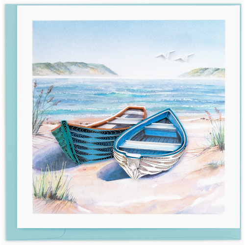  Quilling Cards Boats on the Shore Quill Card 