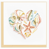 Quilling Cards Seashell Heart Quill Card