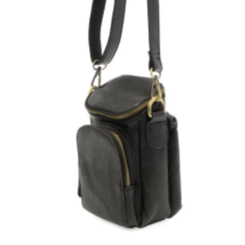  Joy Accessories Vegan Leather Water Bottle Crossbody 