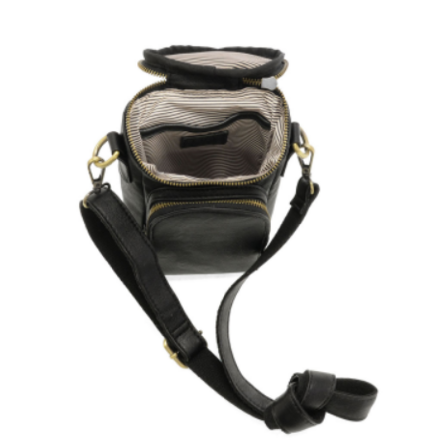 Vegan Leather Water Bottle Crossbody