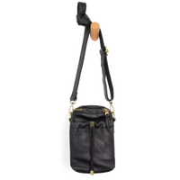 Vegan Leather Water Bottle Crossbody