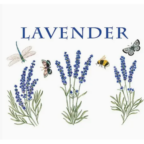  Alice's Cottage Flour Sack Towel Lavender Sprigs 