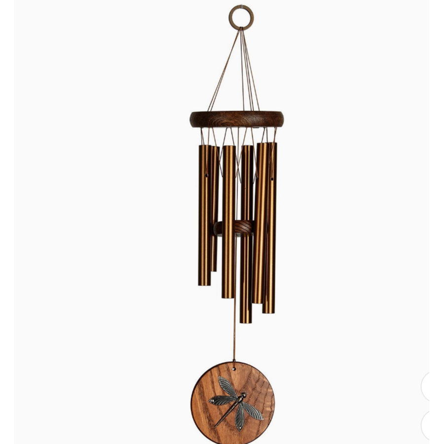 Habitats Chime Teak Dragonfly