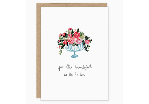  Biely & Shoaf Beautiful Bride To Be Bridal Shower Card 