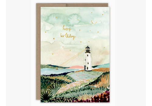  Biely & Shoaf Lighthouse Birthday Card 