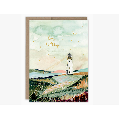  Biely & Shoaf Lighthouse Birthday Card 