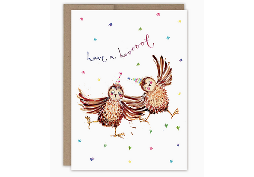  Biely & Shoaf Owls Have a Hoot Birthday Card 