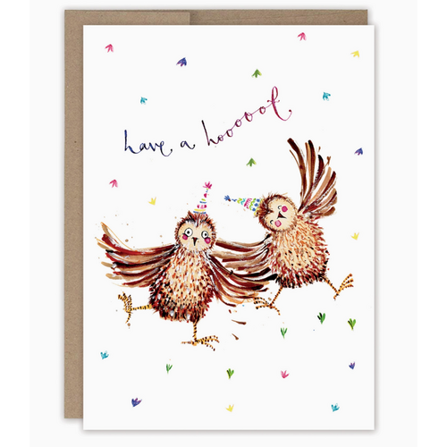  Biely & Shoaf Owls Have a Hoot Birthday Card 