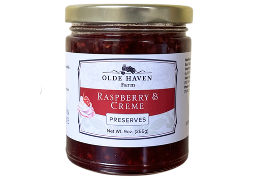  Olde Haven Farm Raspberry Créme Preserves 