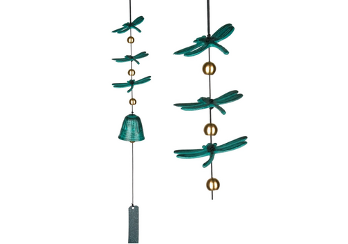  Woodstock Chimes Dragonfly Windbell Verdigris 