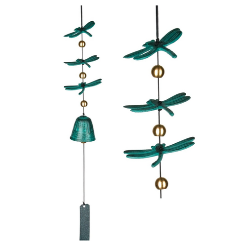  Woodstock Chimes Dragonfly Windbell Verdigris 