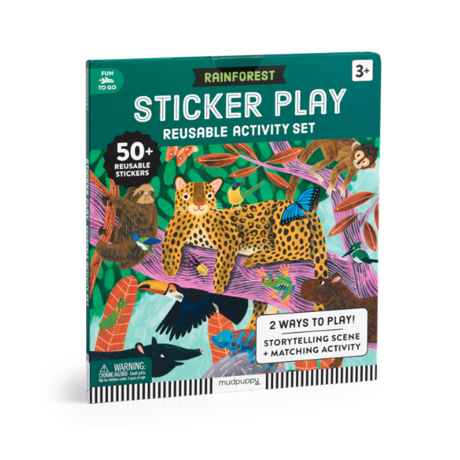 Rainforest Sticker Play Reusable Activity Set
