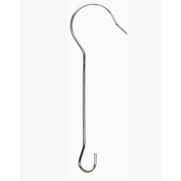 7" Silver Hook