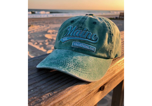  Maine Souvenirs Maine 1820 Vacationland Cap Green 