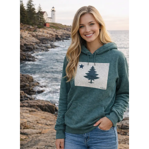  Maine Souvenirs Maine Flag Hoodie 