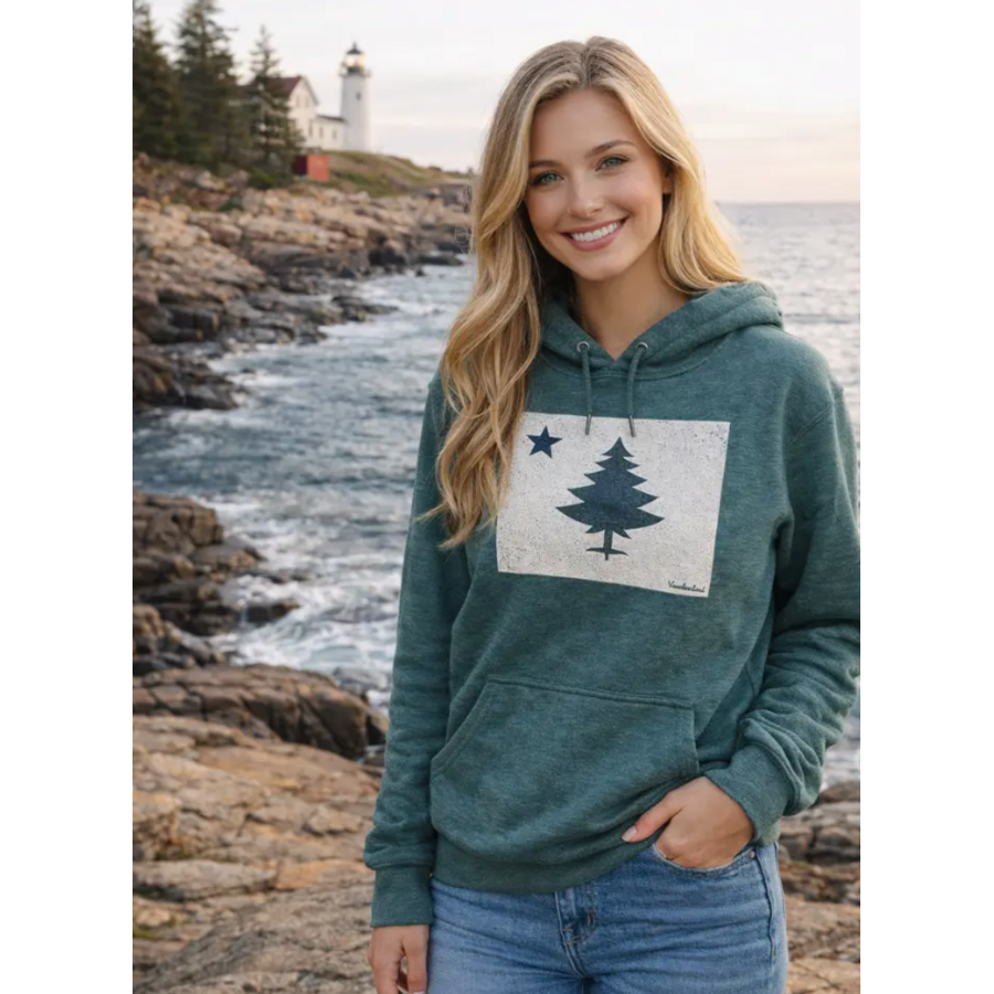 Maine Flag Hoodie