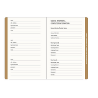 Cosmos Internet Address & Password Logbook