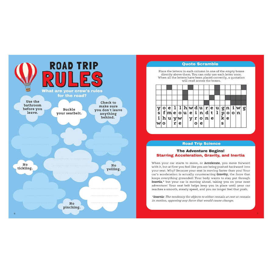 Road Trip Activity Quest!