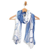 Joy Accessories Shells & Starfish Scarf Blue