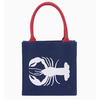 Rockflowerpaper Lobster Itsy Bitsy Bag Navy