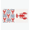 Rockflowerpaper Lobster Waves Reusable Cloth Set of 2