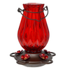 Ruby Glass Lantern HB Feeder
