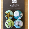 Art by Alyssa Shells Magnet Set