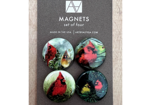  Art by Alyssa Cardinal Magnet Set 