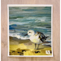 Beach Piper Swedish Dishcloth
