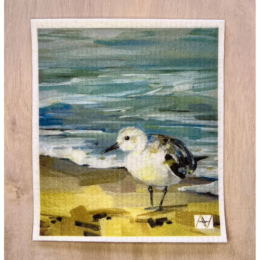 Beach Piper Swedish Dishcloth