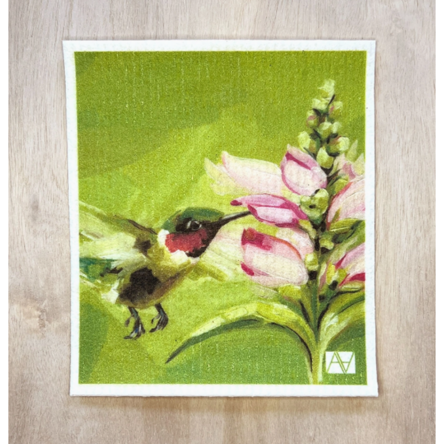Hummingbird Swedish Dishcloth