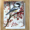 Art by Alyssa Very Berry Chickadee Card