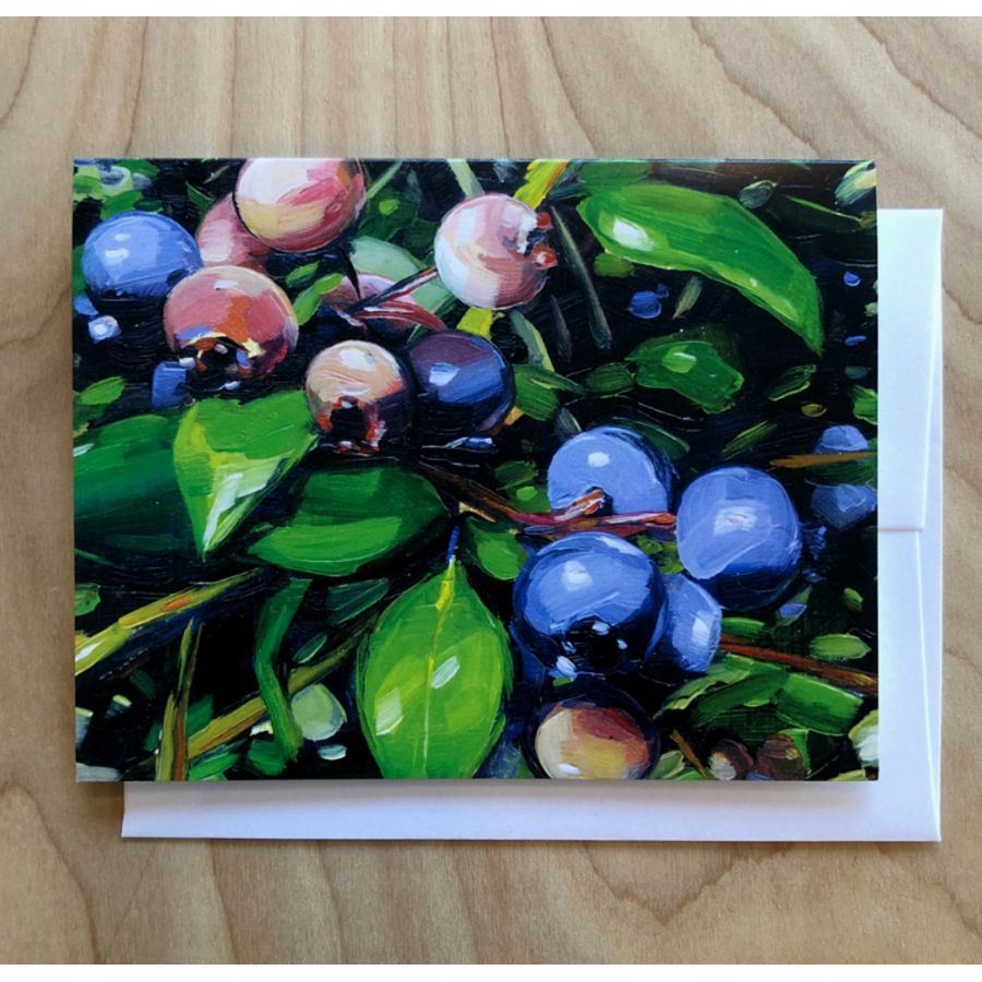 Blueberries Card