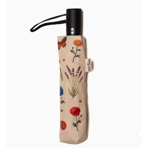  123 Farm Flower Library Umbrella 