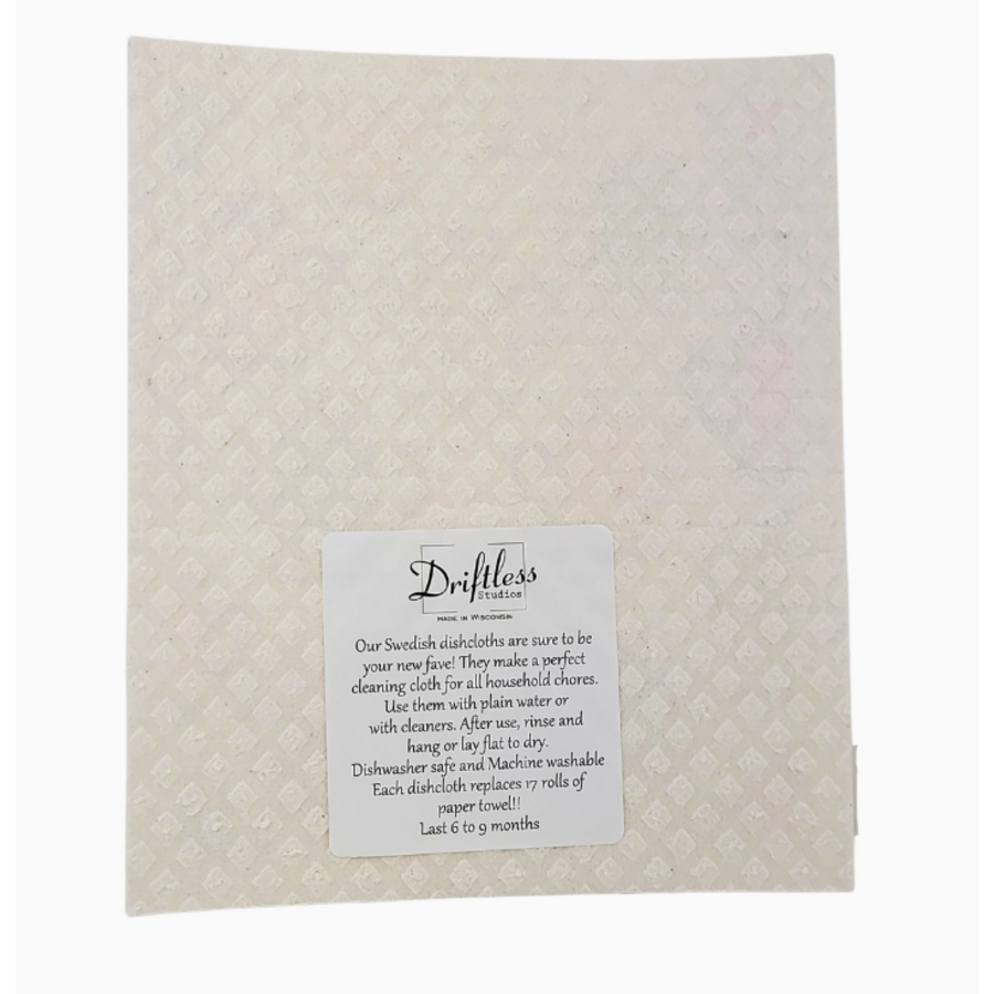 Spooky Flower Garden Swedish Dishcloth