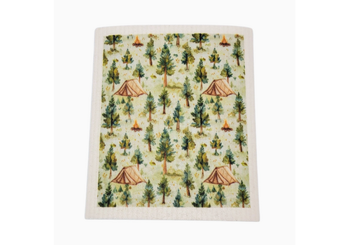  Driftless Studios Summer Camping Tents Swedish Dishcloth 