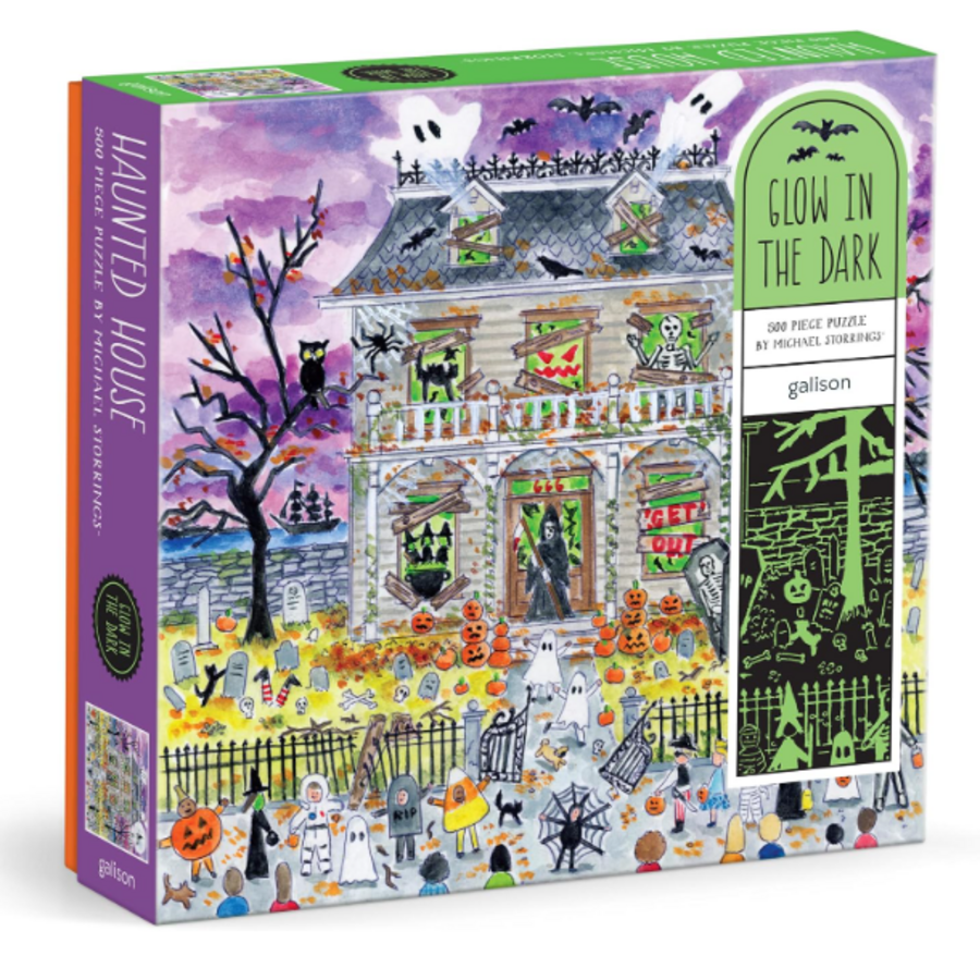 Glow in the Dark Haunted House Puzzle 500 PC