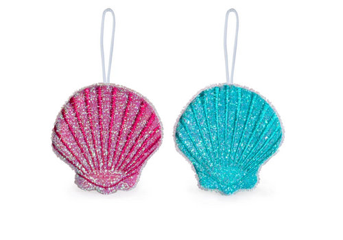  Kikkerland Seashell Scrub Sponges set of 2 