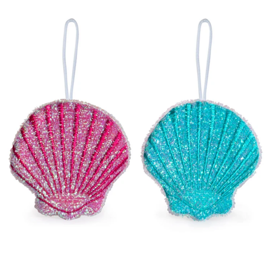 Seashell Scrub Sponges set of 2