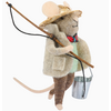 Primitives by Kathy Felt Fishing Mouse Critter